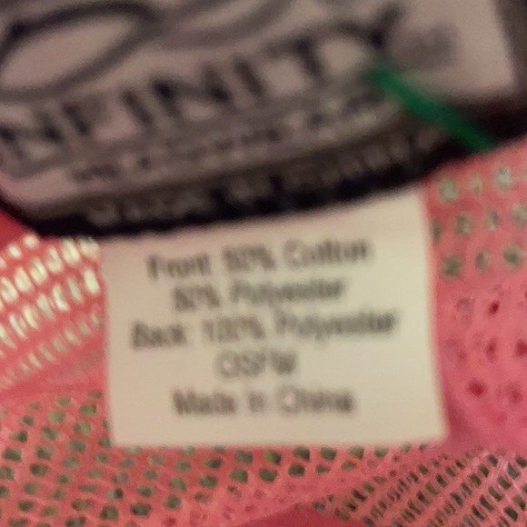 Infinity Headwear Front 50% Cotton 50% Polyester. Back 100% Polyester OS FM. - Picture 10 of 11